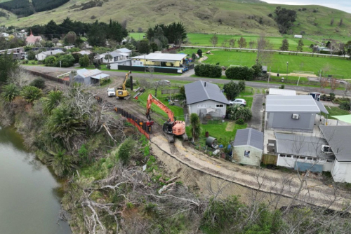 Pōrangahau homes removed from flood risk category as resilience project advances