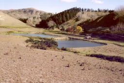 Farm dam in drought 080607