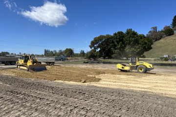 Construction underway on new flood resilience for Ōhiti Road, Ōmāhu 