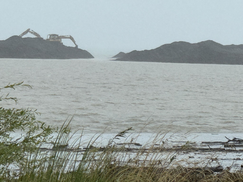 Wairoa River channel cut through
