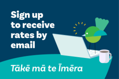 Receive your rates invoice by email