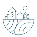 Icon demonstrating Financial health and affordability