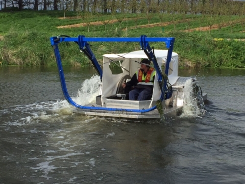 Weed boat testing