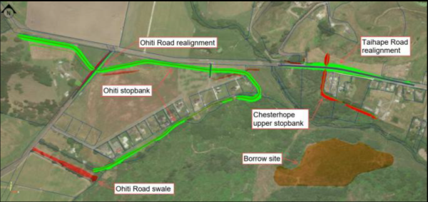 Ohiti proposed location of works